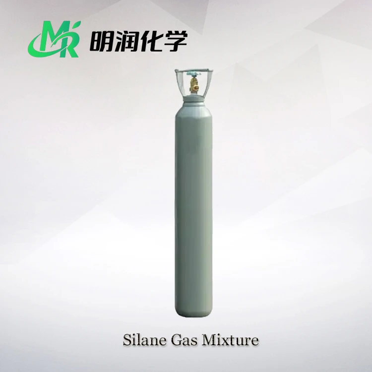 Silane Gas Helium Gas Mixtures Sih4 He Gas
